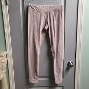 Sunzel Squat Proof High Waisted Leggings, XL, Beige